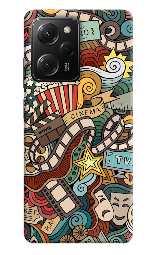 Cinema Abstract Poco X5 Pro 5G Hard Case Back Cover by Casekaro