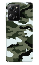 Camouflage Poco X5 Pro 5G Hard Case Back Cover by Casekaro