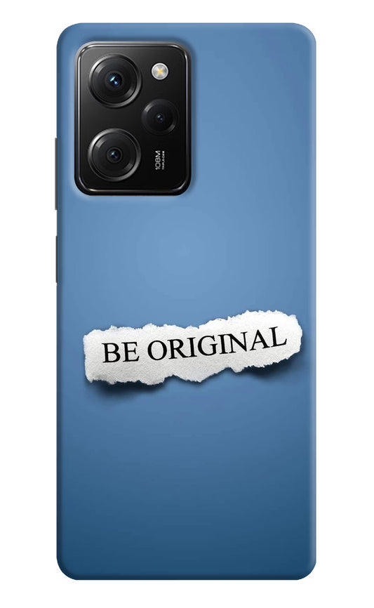 Be Original Poco X5 Pro 5G Hard Case Back Cover by Casekaro