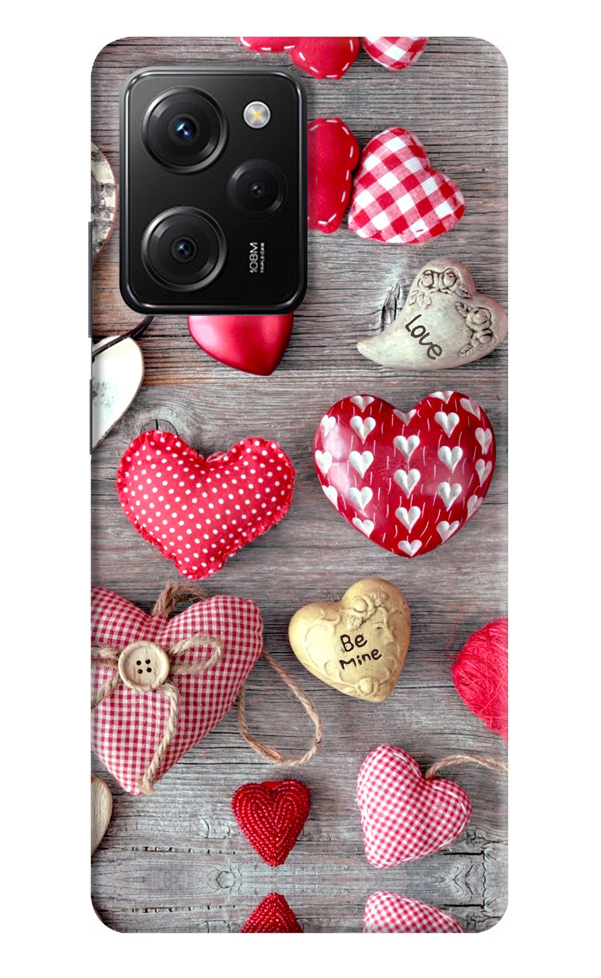 Love Wallpaper Poco X5 Pro 5G Hard Case Back Cover by Casekaro