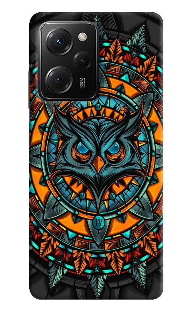 Angry Owl Art Poco X5 Pro 5G Hard Case Back Cover by Casekaro
