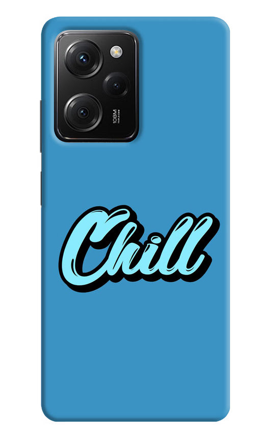 Chill Poco X5 Pro 5G Hard Case Back Cover by Casekaro