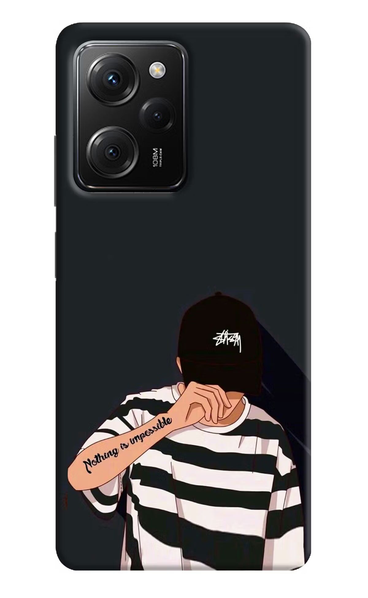 Aesthetic Boy Poco X5 Pro 5G Hard Case Back Cover by Casekaro