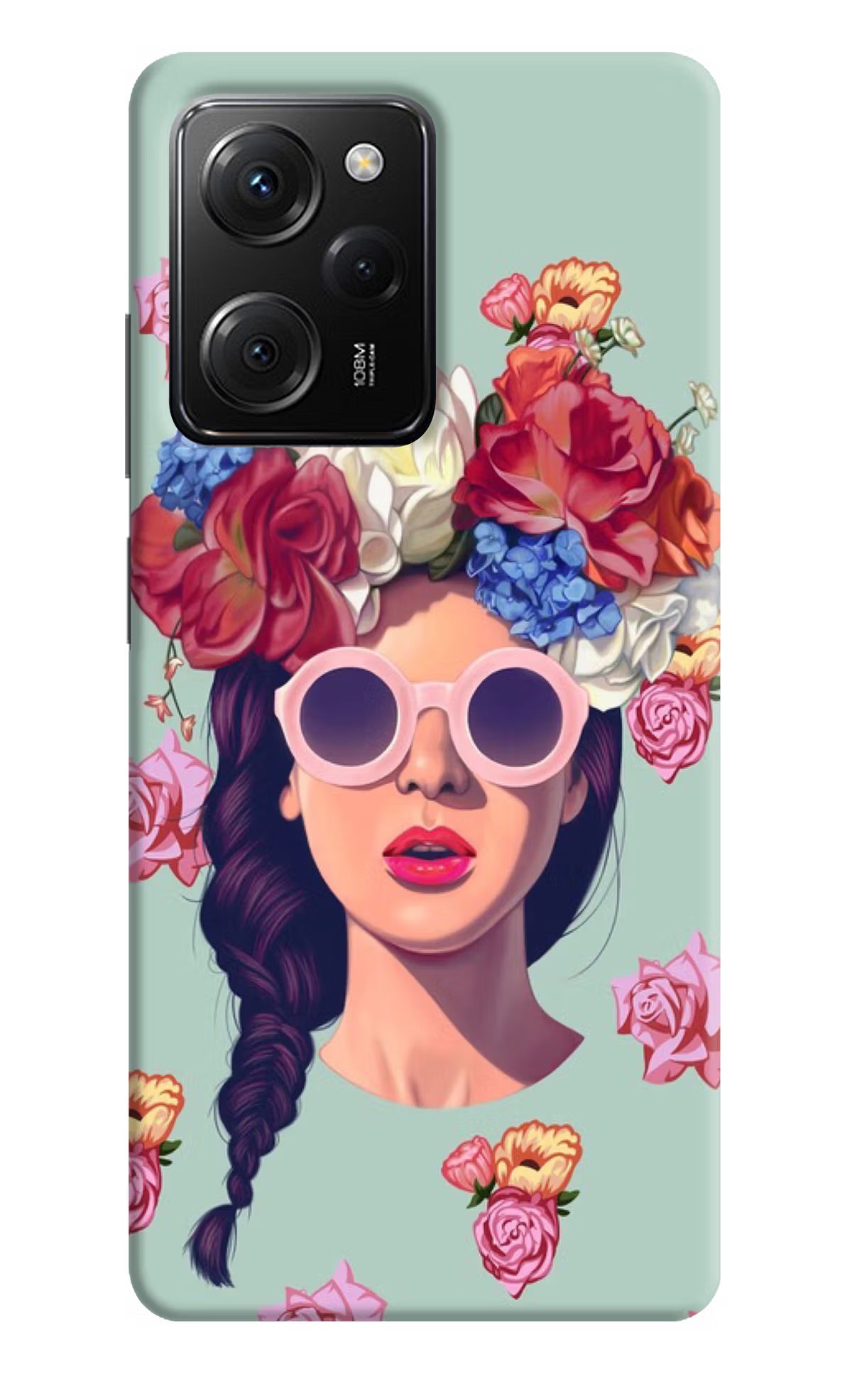 Pretty Girl Poco X5 Pro 5G Hard Case Back Cover by Casekaro