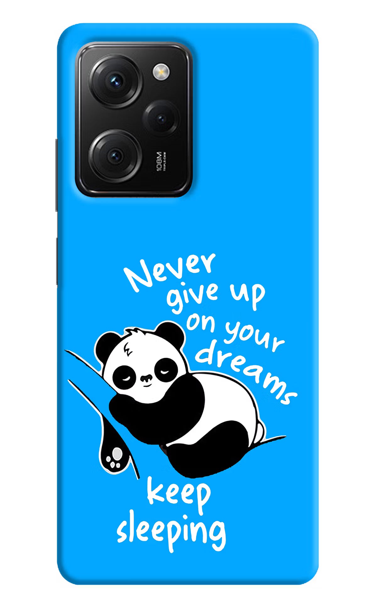 Keep Sleeping Poco X5 Pro 5G Hard Case Back Cover by Casekaro