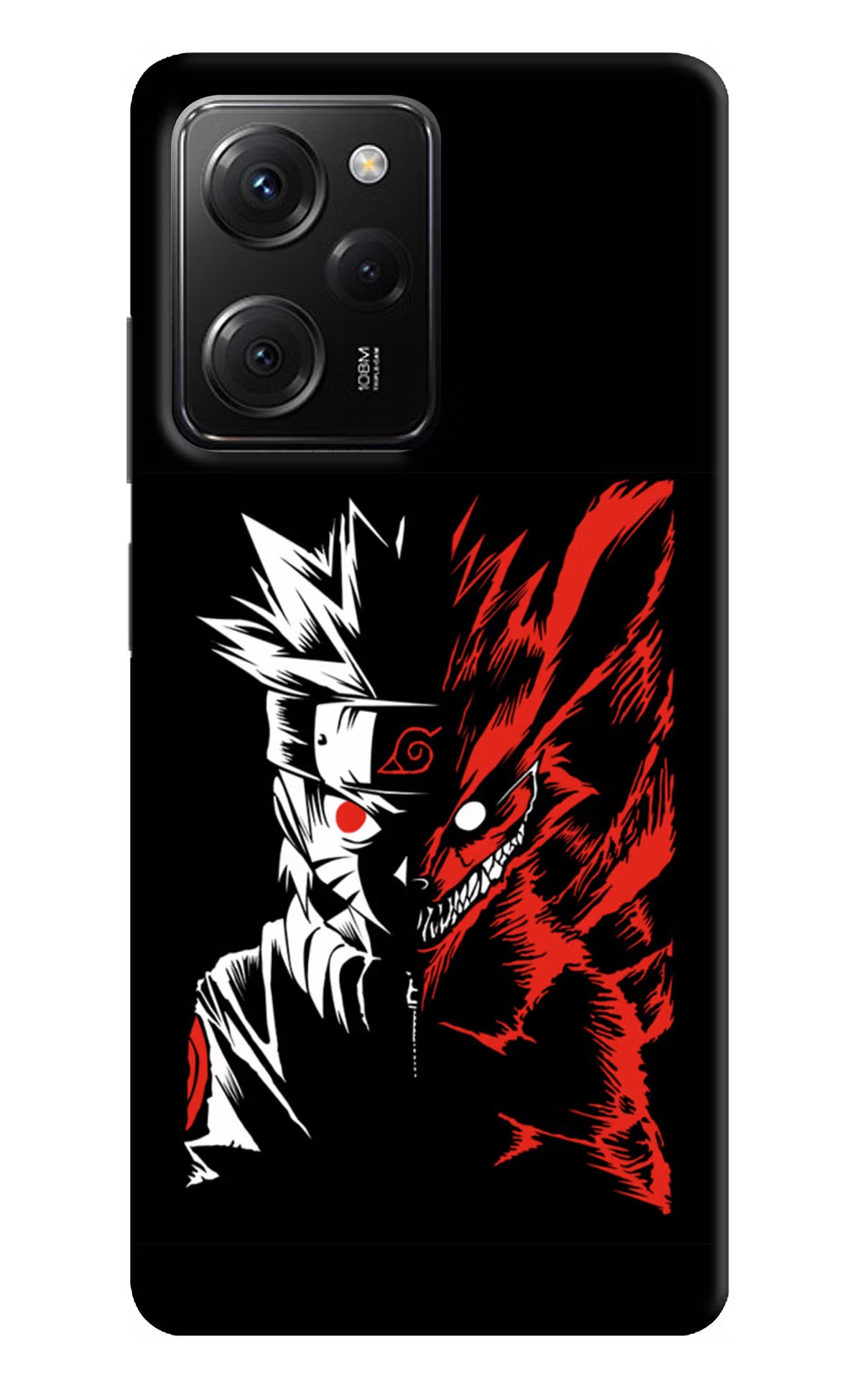 Naruto Two Face Poco X5 Pro 5G Hard Case Back Cover by Casekaro
