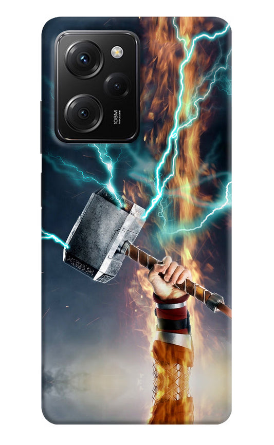 Thor Hammer Mjolnir Poco X5 Pro 5G Hard Case Back Cover by Casekaro