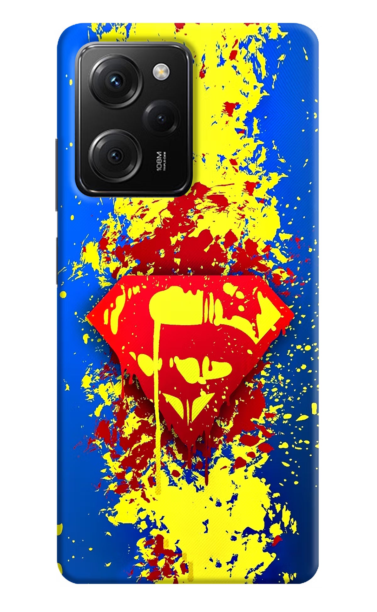 Superman logo Poco X5 Pro 5G Hard Case Back Cover by Casekaro
