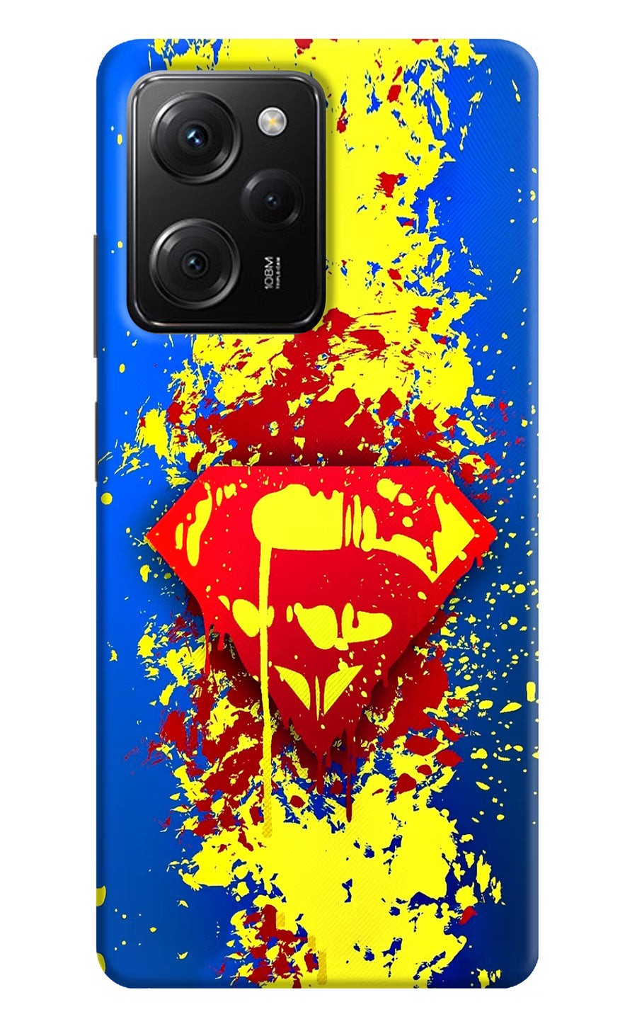 Superman logo Poco X5 Pro 5G Back Cover, Hard case