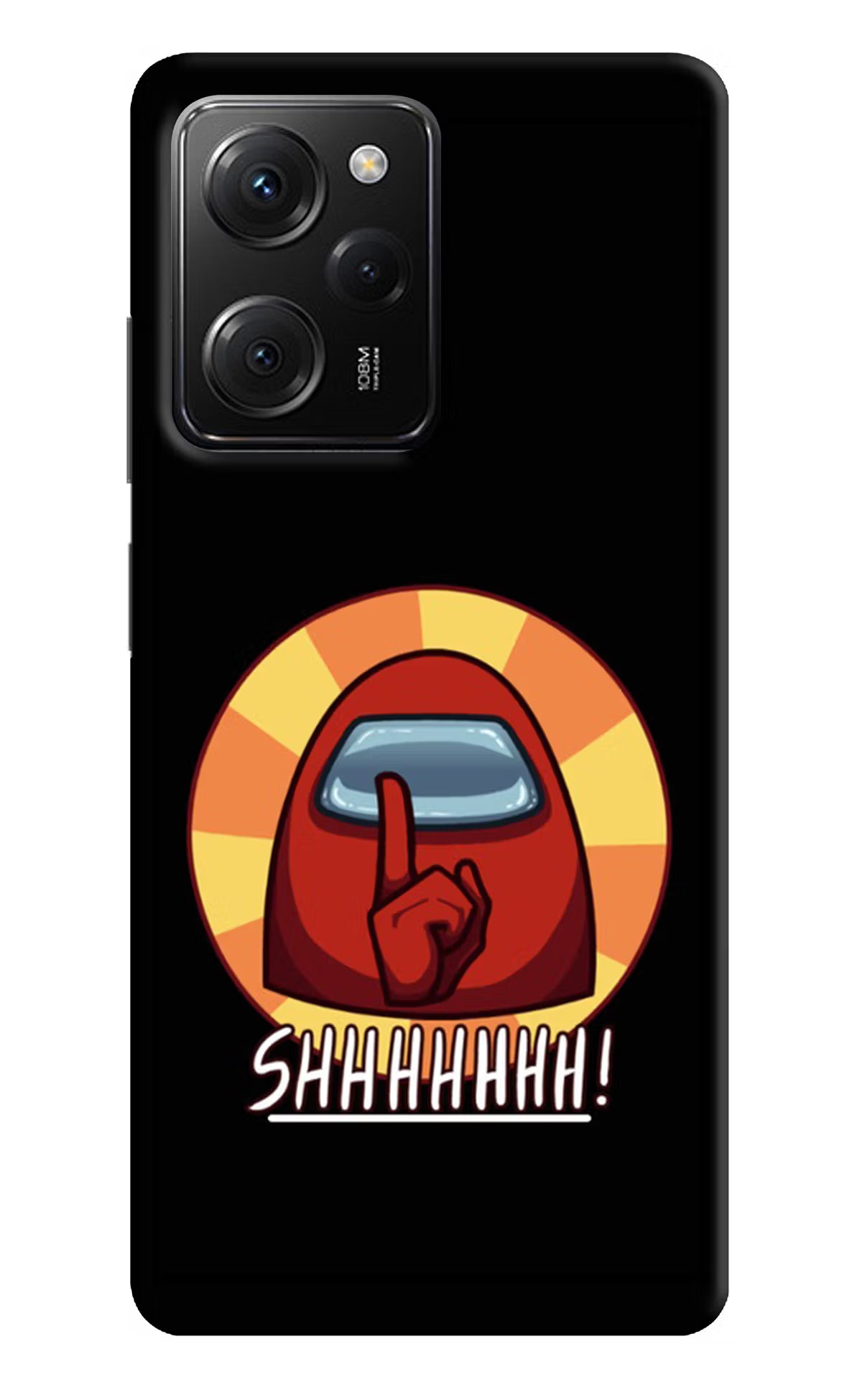 Among Us Shhh! Poco X5 Pro 5G Hard Case Back Cover by Casekaro