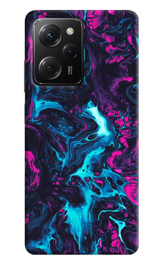 Abstract Poco X5 Pro 5G Hard Case Back Cover by Casekaro
