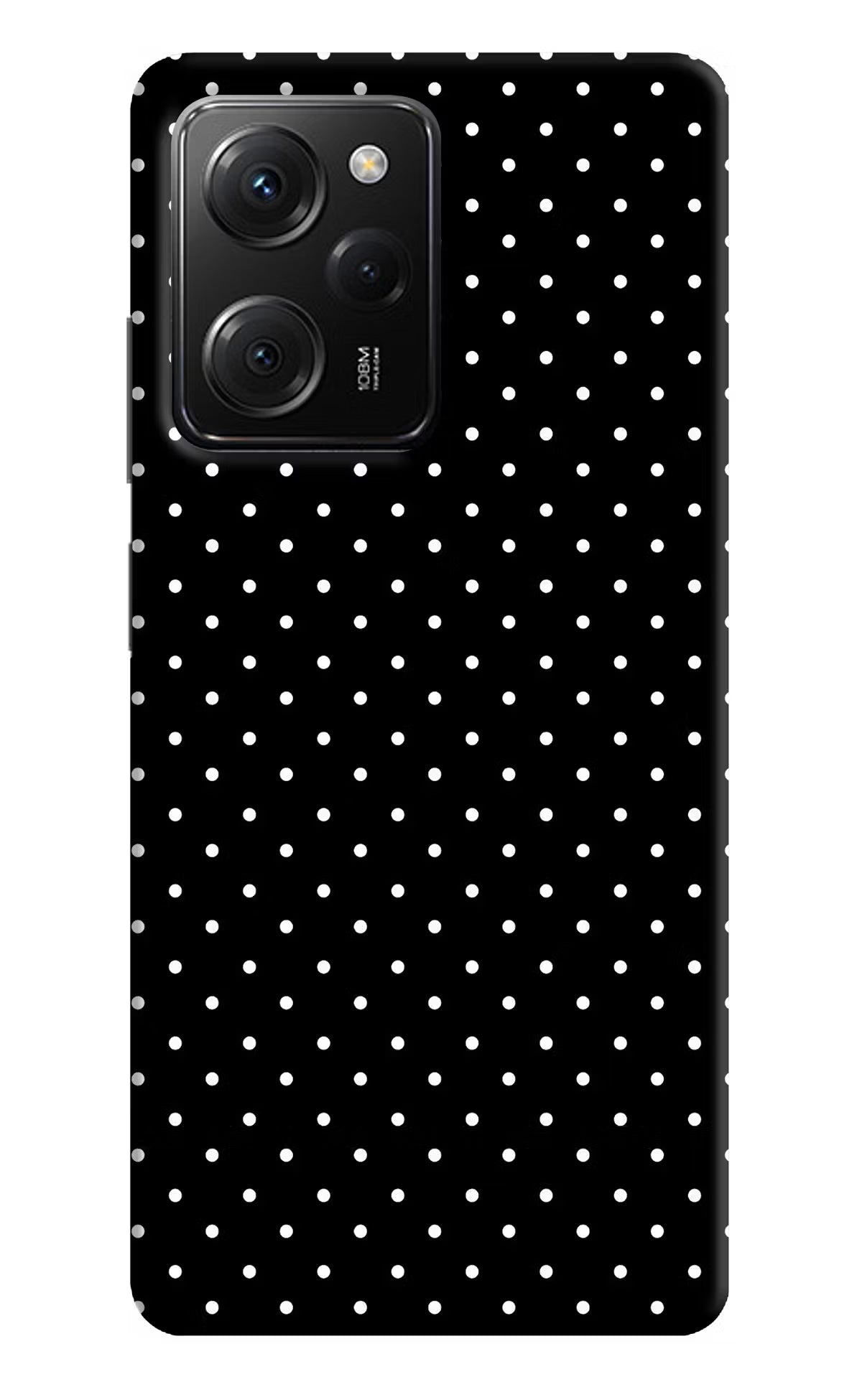 White Dots Poco X5 Pro 5G Hard Case Back Cover by Casekaro