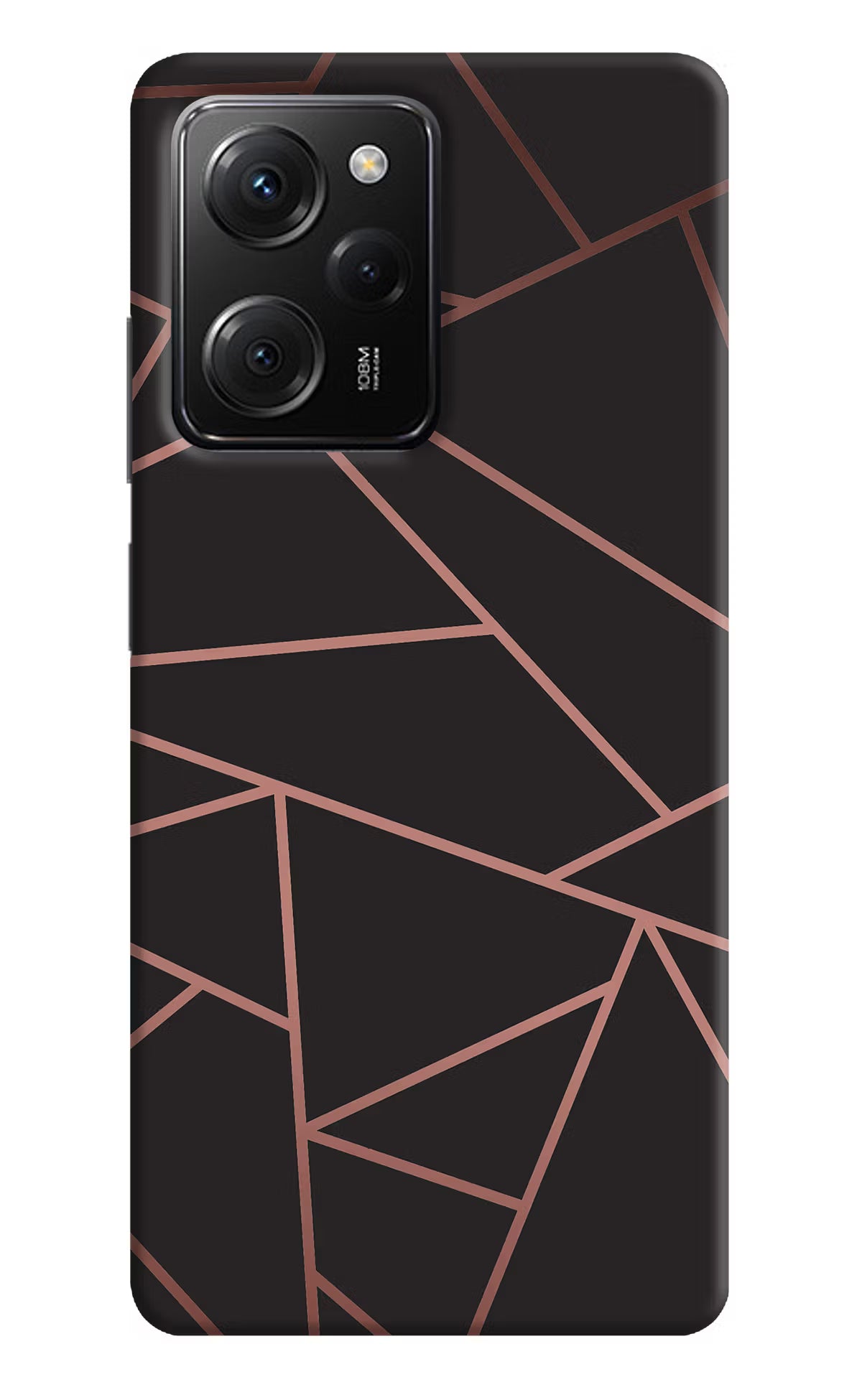 Geometric Pattern Poco X5 Pro 5G Hard Case Back Cover by Casekaro