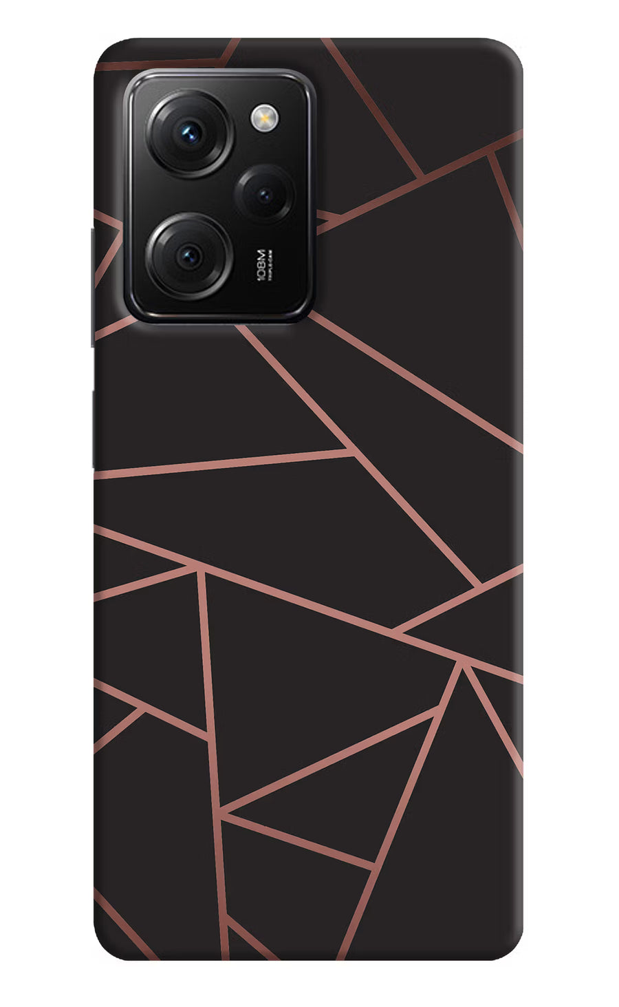 Geometric Pattern Poco X5 Pro 5G Back Cover, Hard case