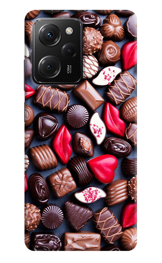 Chocolates Poco X5 Pro 5G Hard Case Back Cover by Casekaro