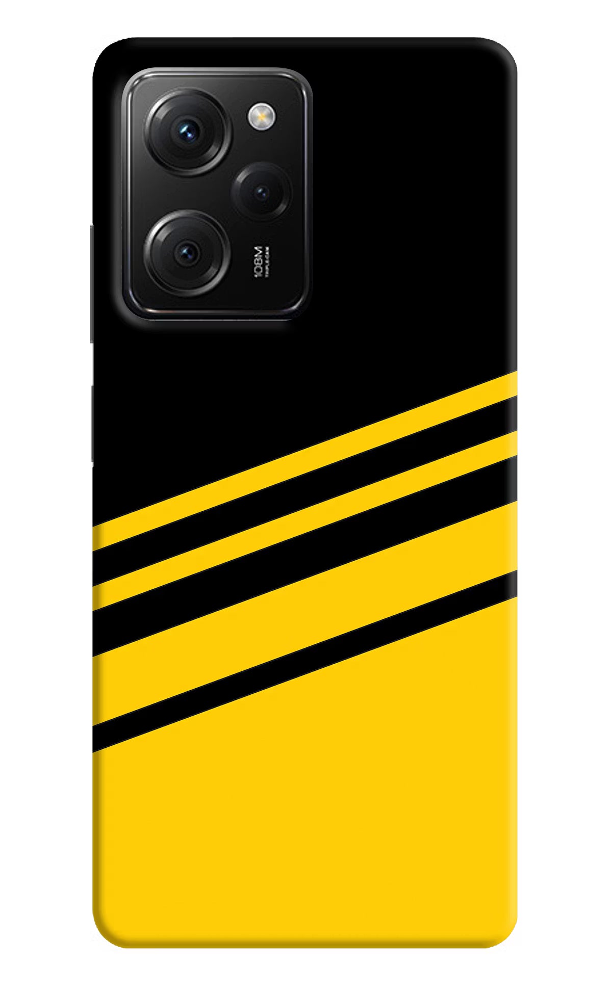 Yellow Shades Poco X5 Pro 5G Hard Case Back Cover by Casekaro