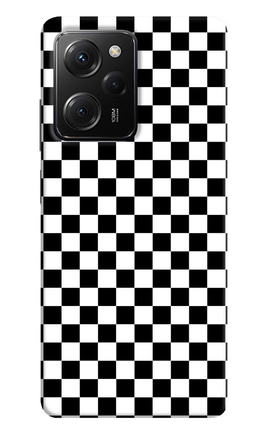 Chess Board Poco X5 Pro 5G Hard Case Back Cover by Casekaro