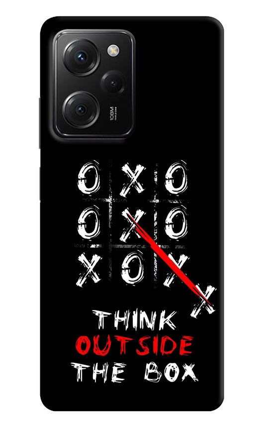 Think out of the BOX Poco X5 Pro 5G Hard Case Back Cover by Casekaro
