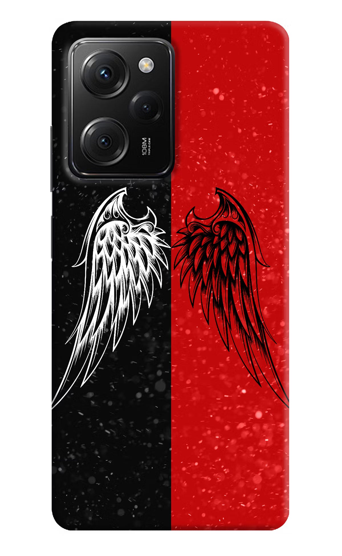 Wings Poco X5 Pro 5G Hard Case Back Cover by Casekaro