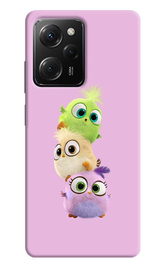 Cute Little Birds Poco X5 Pro 5G Hard Case Back Cover by Casekaro