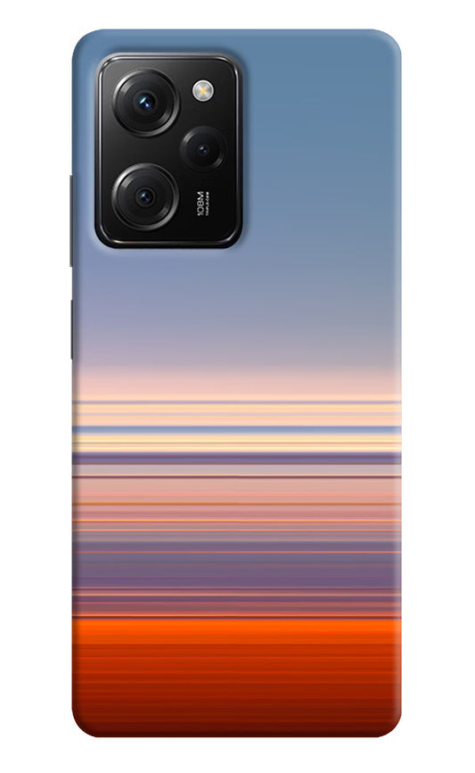 Morning Colors Poco X5 Pro 5G Hard Case Back Cover by Casekaro