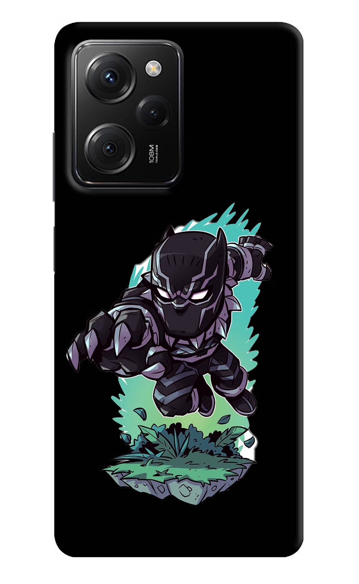 Black Panther Poco X5 Pro 5G Hard Case Back Cover by Casekaro