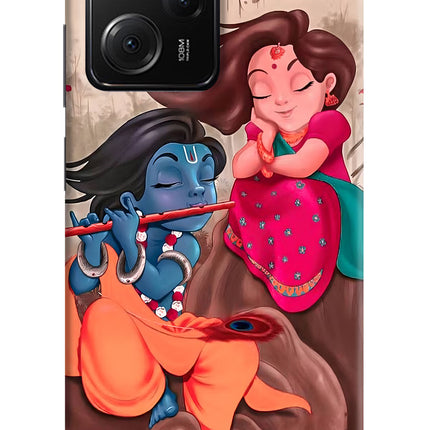 Radhe Krishna Poco X5 Pro 5G Hard Case Back Cover by Casekaro
