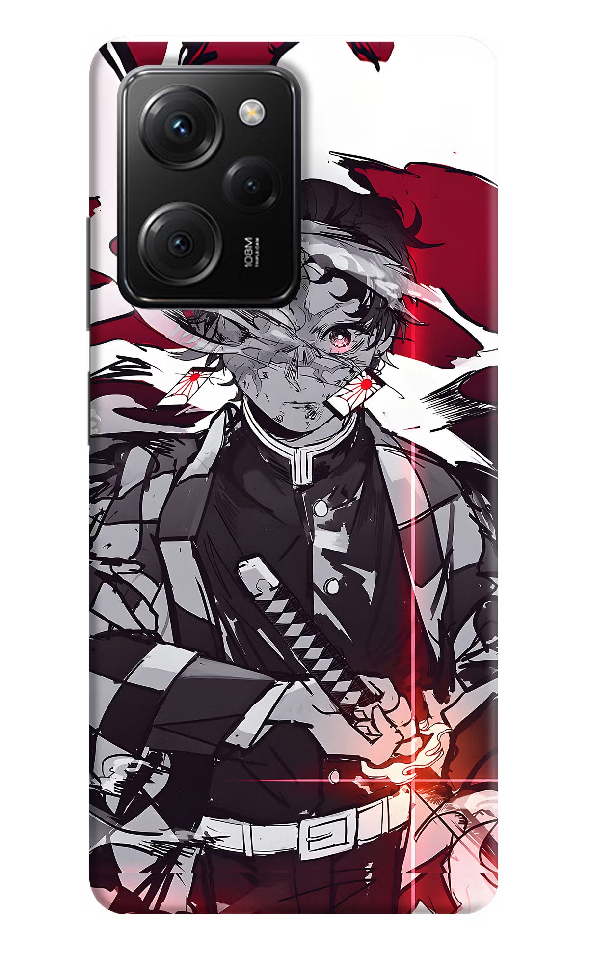 Demon Slayer Poco X5 Pro 5G Hard Case Back Cover by Casekaro
