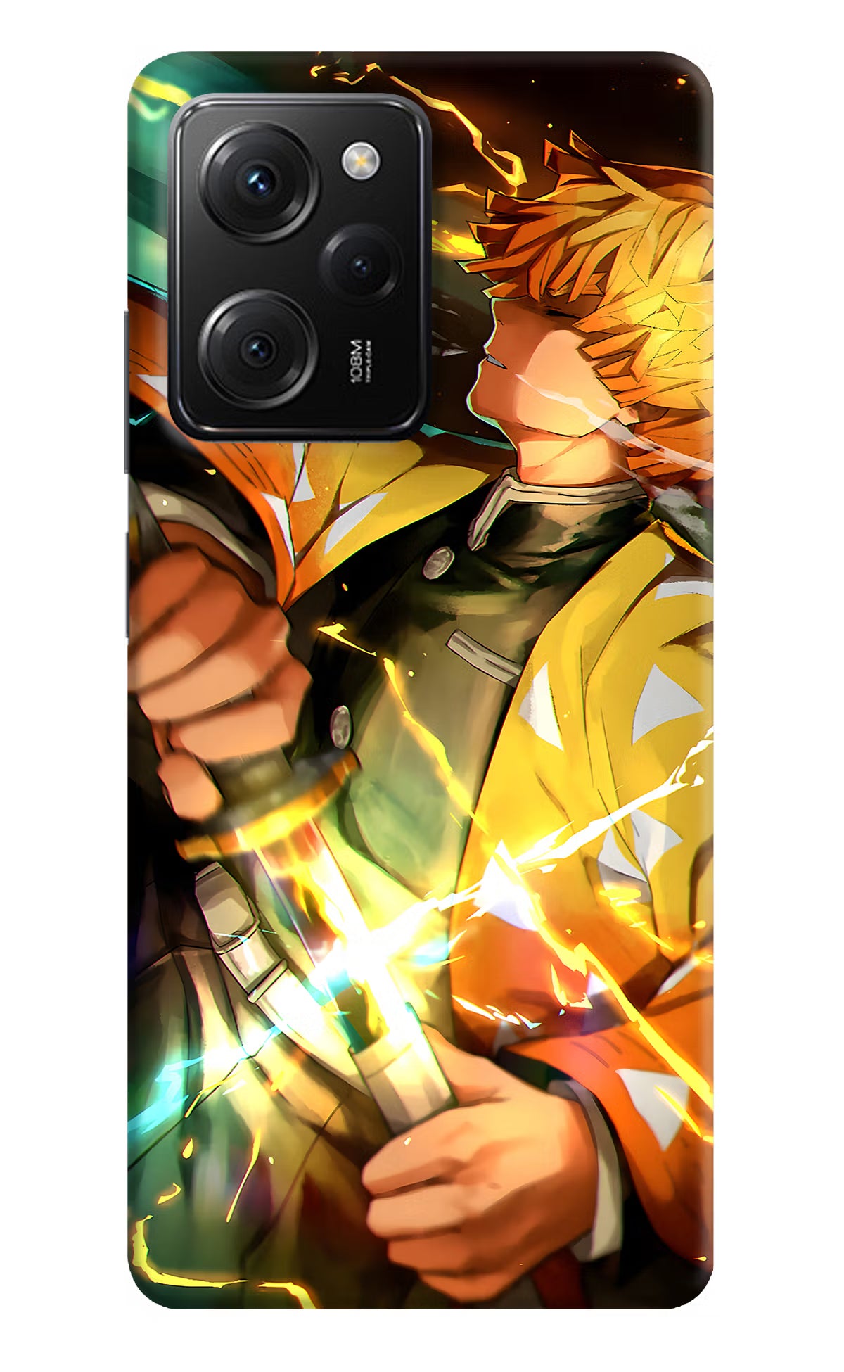 Demon Slayer Poco X5 Pro 5G Hard Case Back Cover by Casekaro