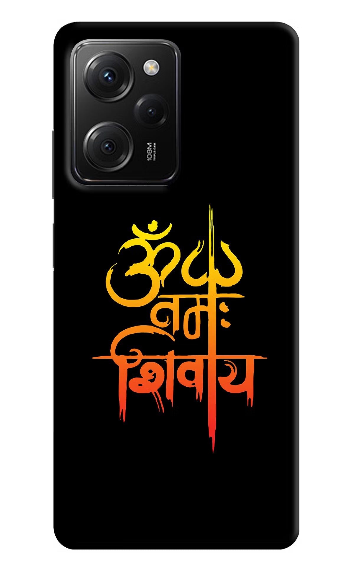 Om Namah Shivay Poco X5 Pro 5G Hard Case Back Cover by Casekaro