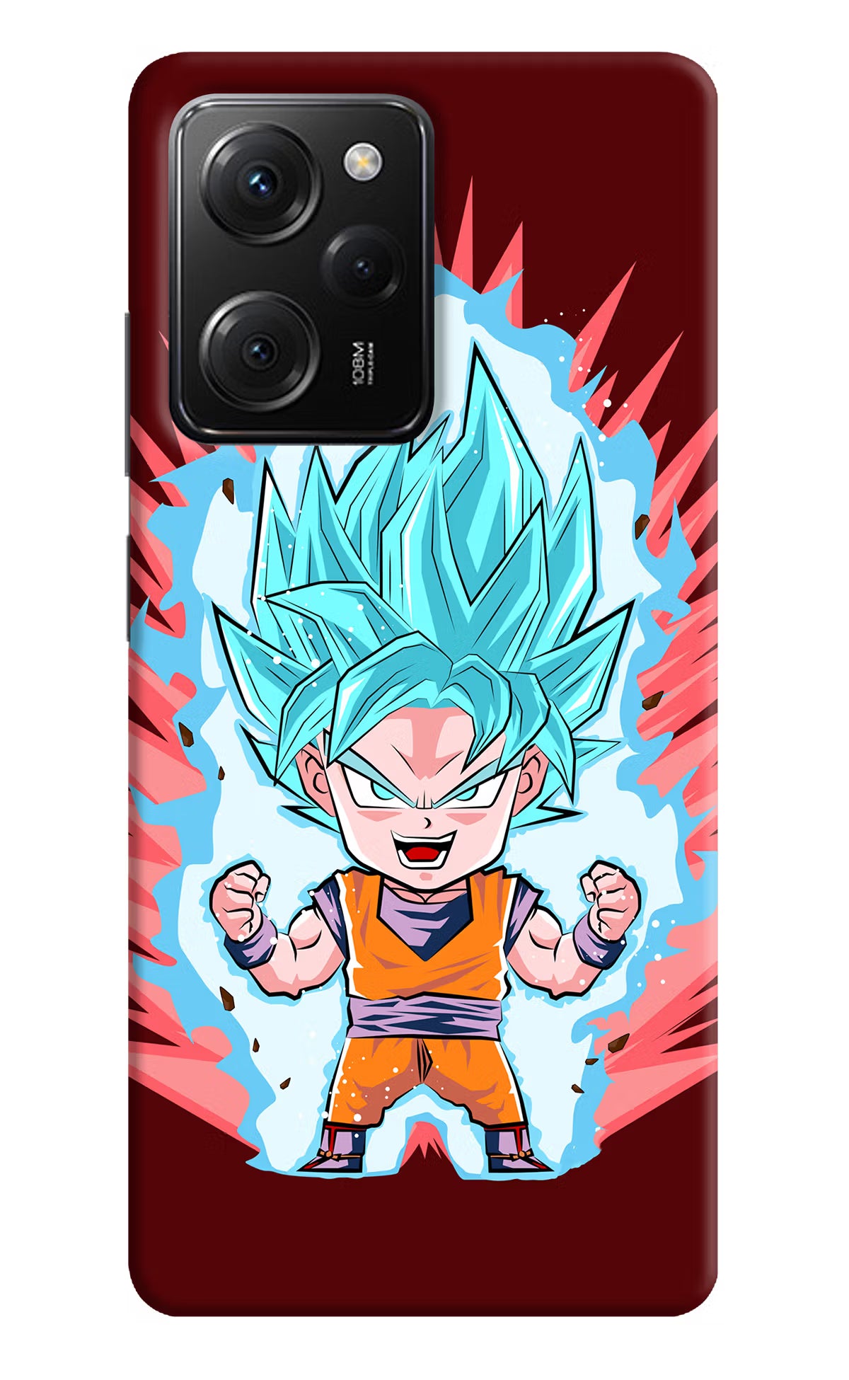 Goku Little Poco X5 Pro 5G Hard Case Back Cover by Casekaro