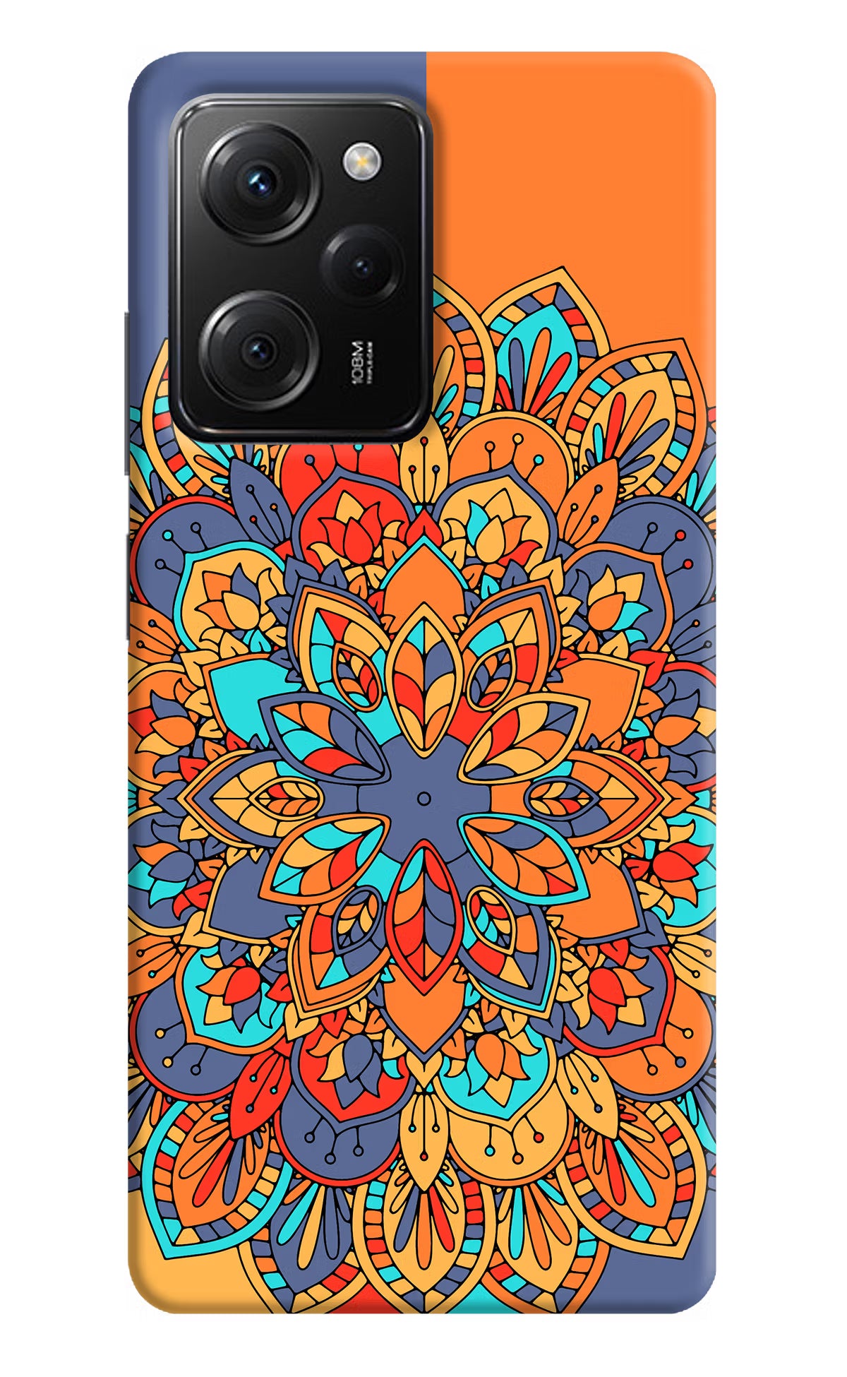 Color Mandala Poco X5 Pro 5G Hard Case Back Cover by Casekaro