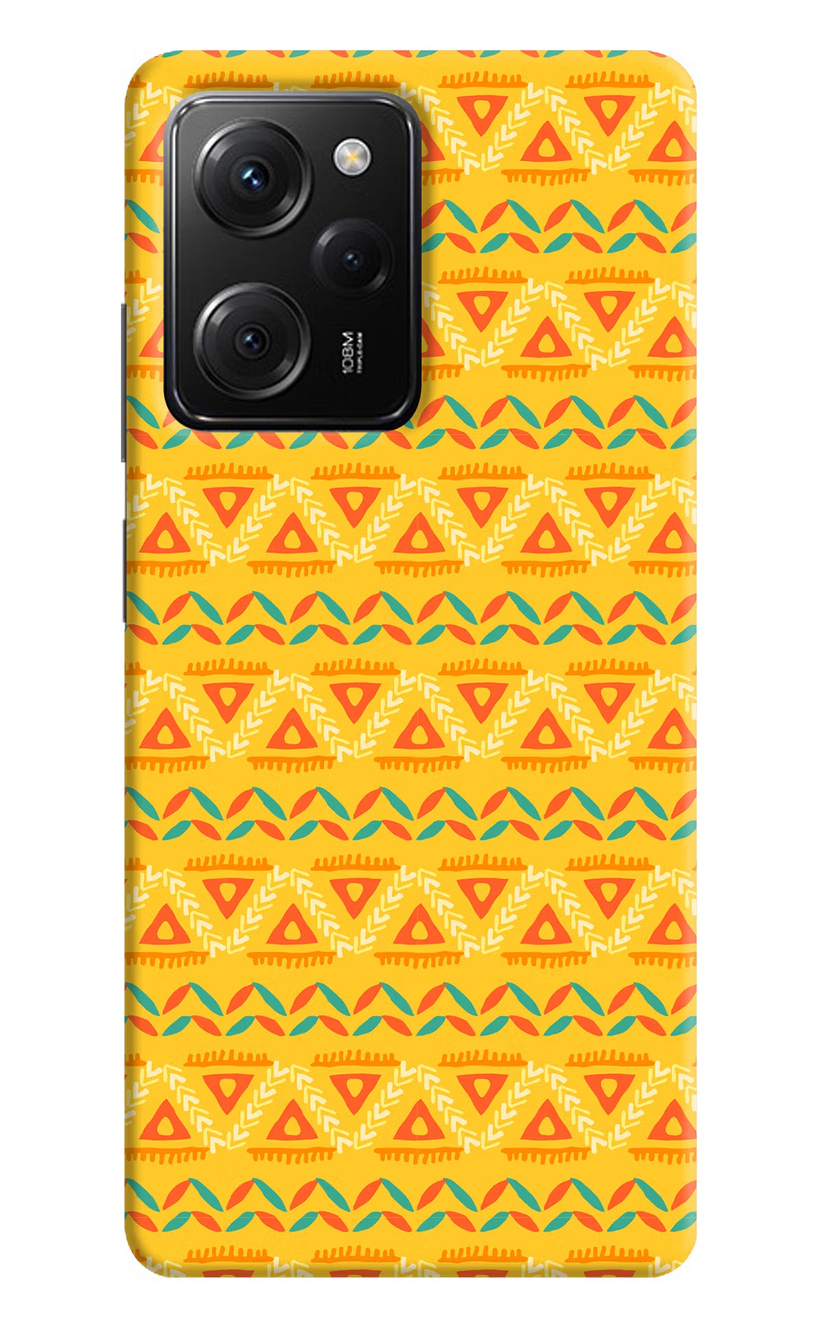 Tribal Pattern Poco X5 Pro 5G Hard Case Back Cover by Casekaro