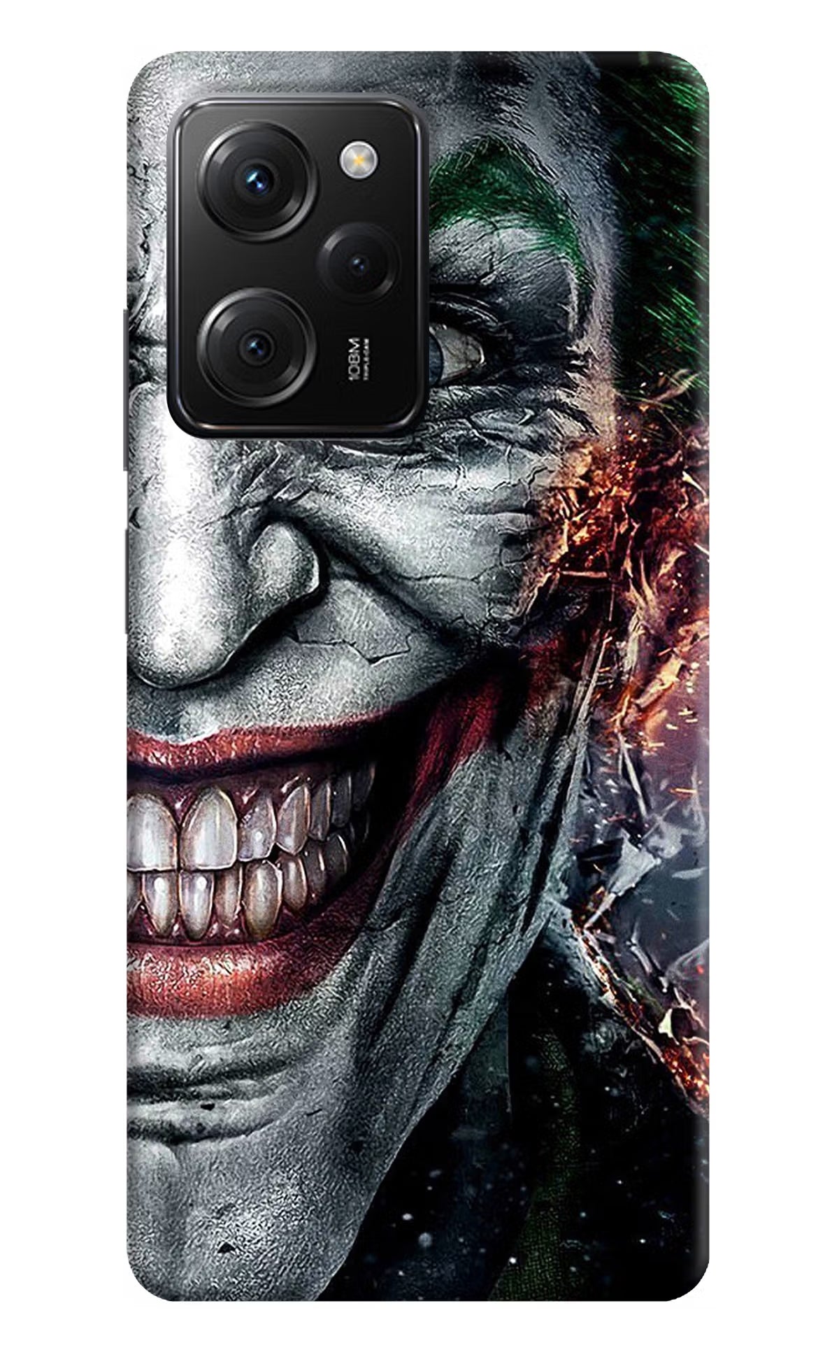 Joker Cam Poco X5 Pro 5G Hard Case Back Cover by Casekaro