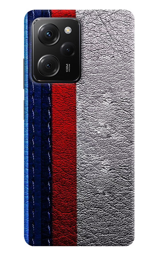 BMW Stripes Poco X5 Pro 5G Hard Case Back Cover by Casekaro