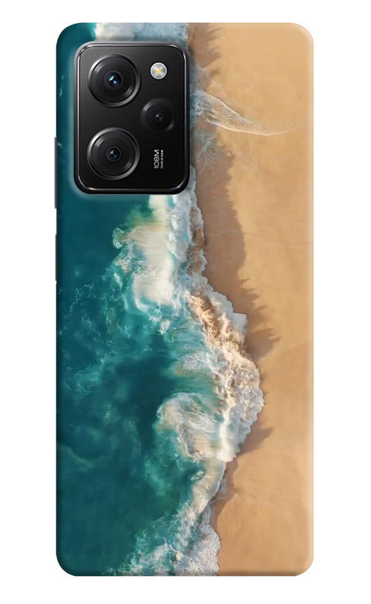 Ocean Beach Poco X5 Pro 5G Hard Case Back Cover by Casekaro