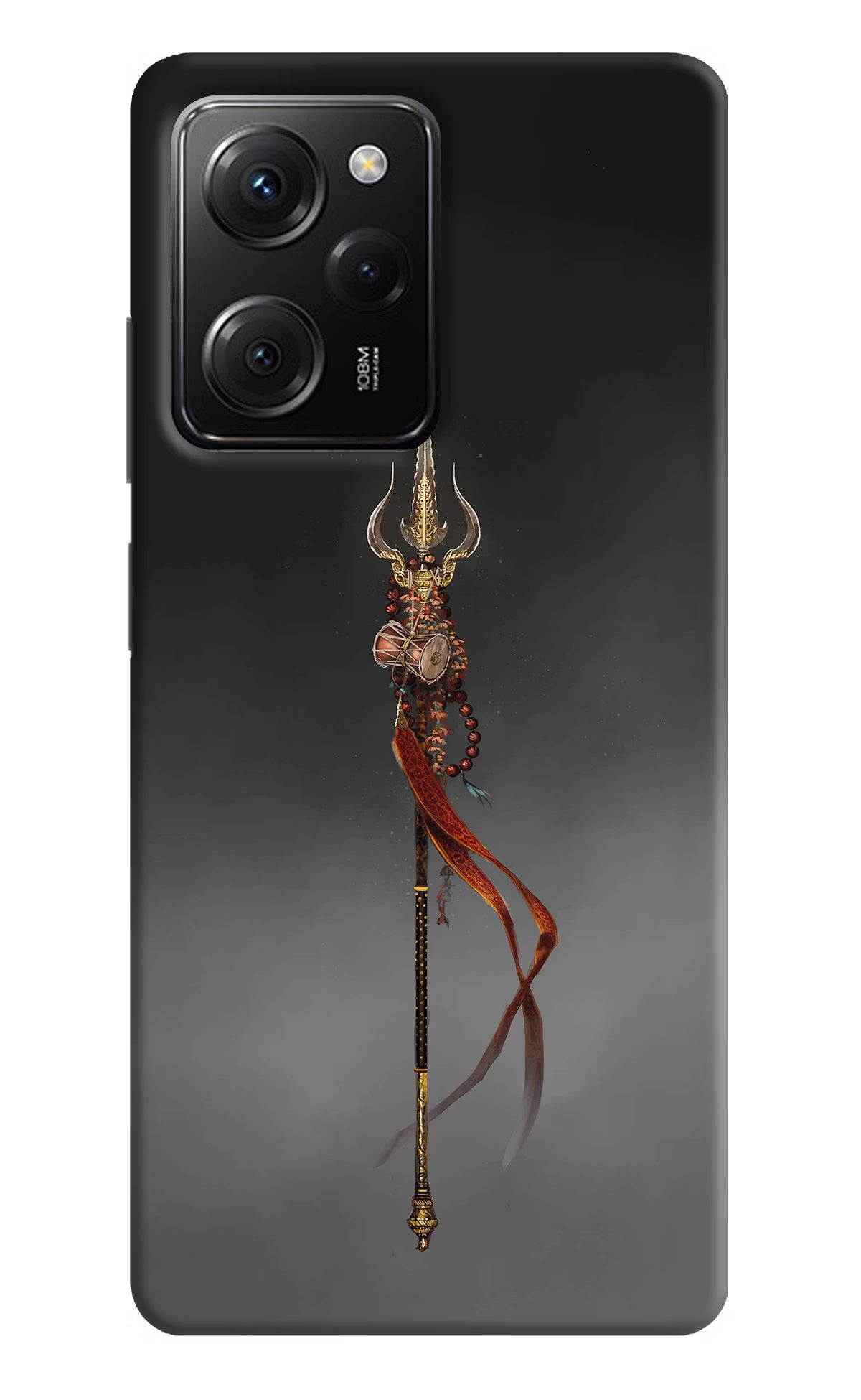 Shiv Trishul Poco X5 Pro 5G Hard Case Back Cover by Casekaro