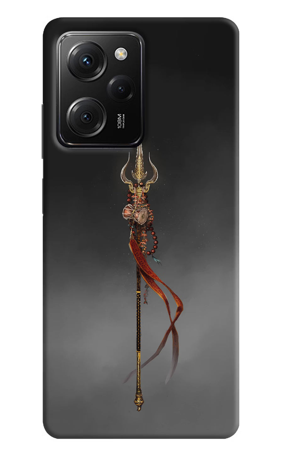 Shiv Trishul Poco X5 Pro 5G Back Cover, Hard case