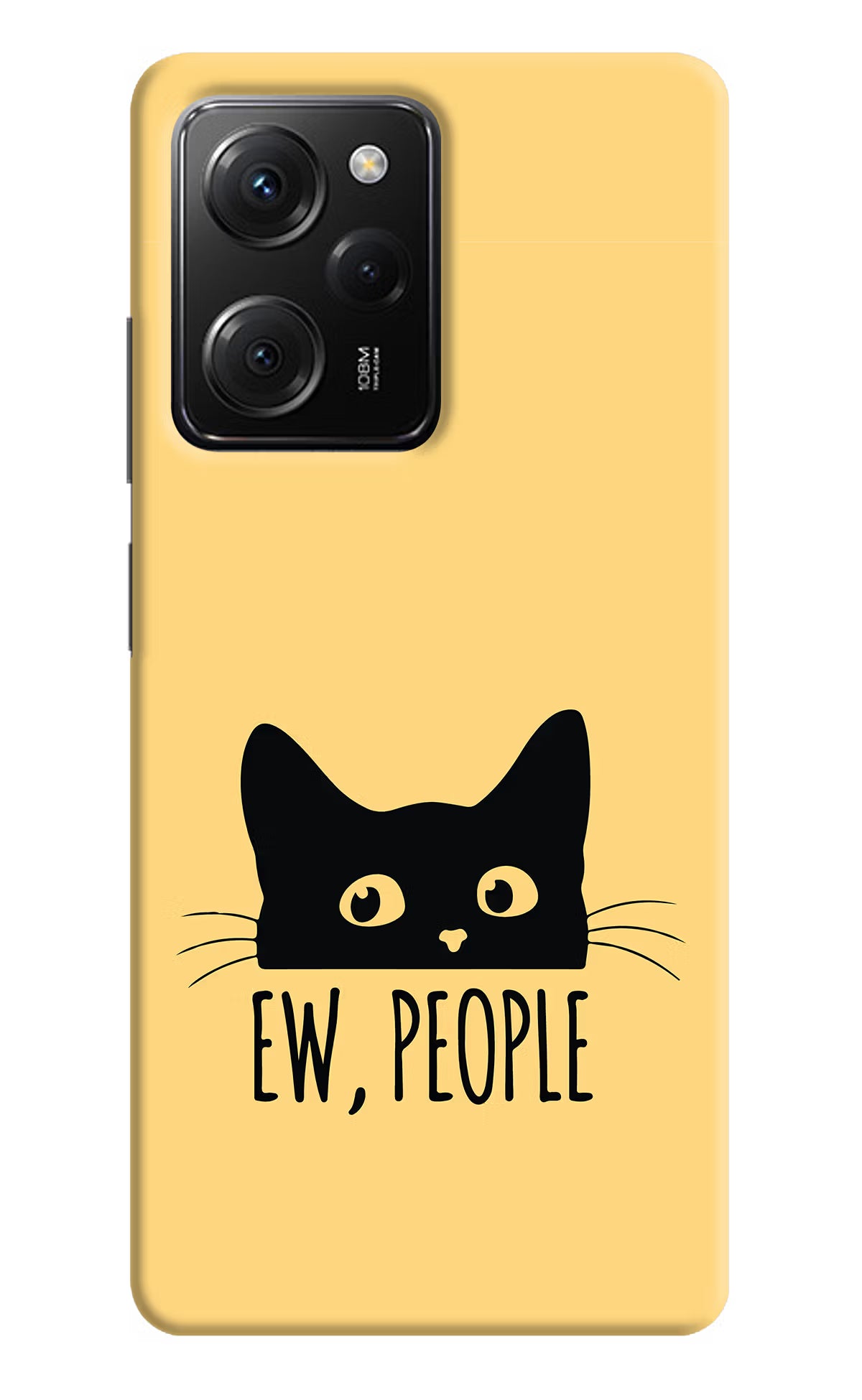 Ew People Catitude Poco X5 Pro 5G Hard Case Back Cover by Casekaro