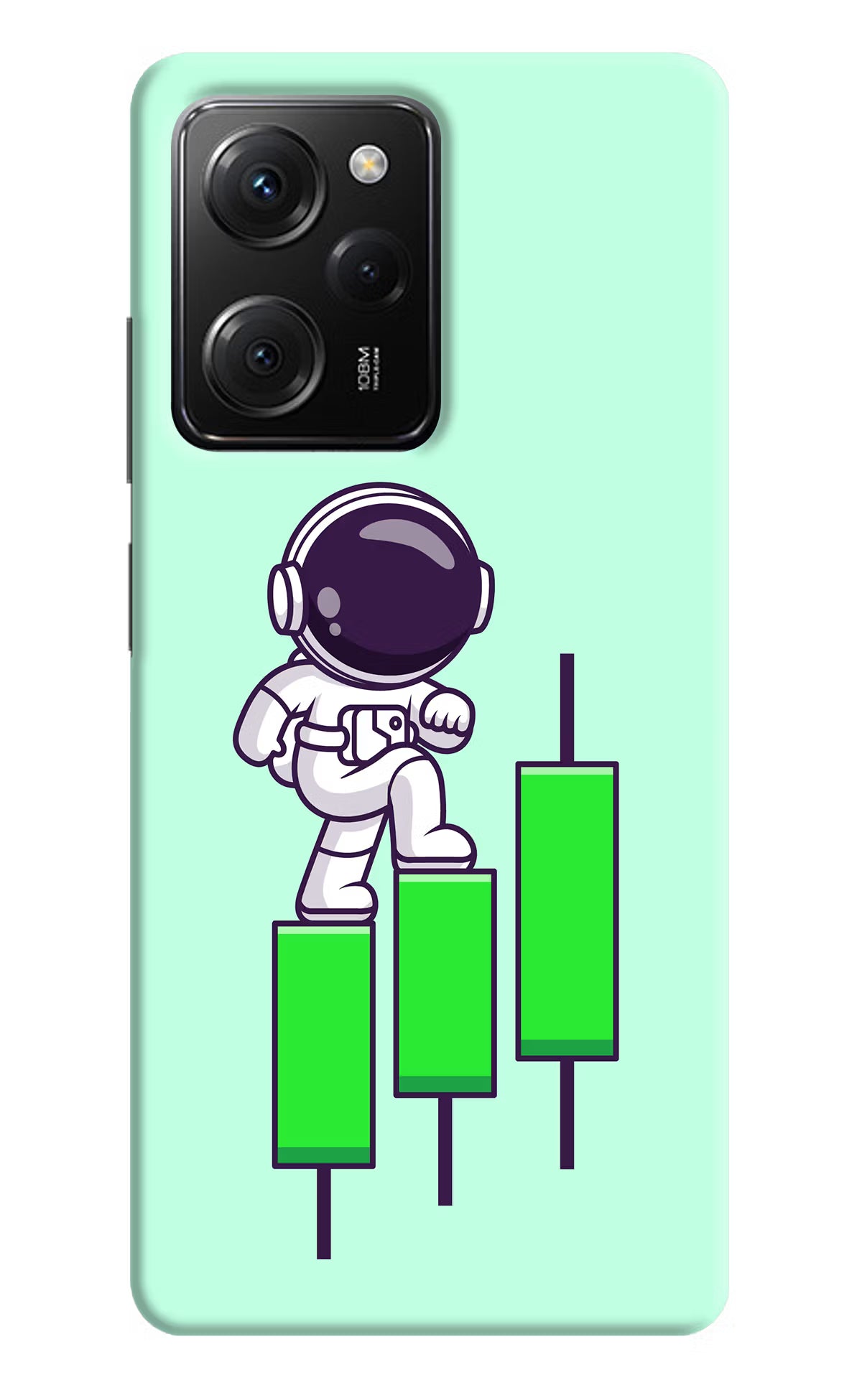Astronaut Trader Poco X5 Pro 5G Hard Case Back Cover by Casekaro