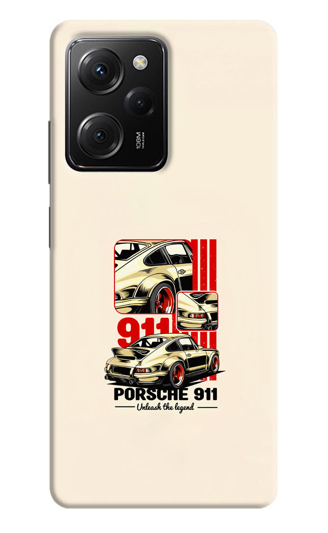 Classic Porsche 911 Poco X5 Pro 5G Hard Case Back Cover by Casekaro