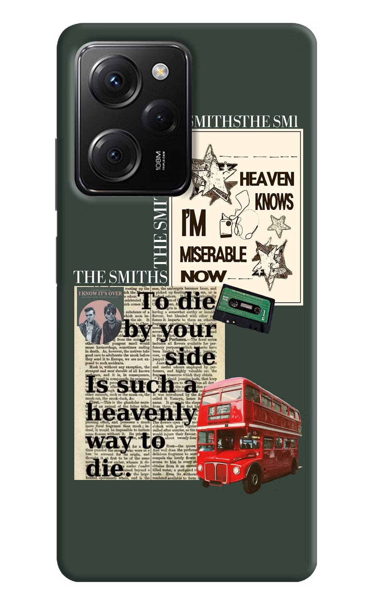 The Smiths Poco X5 Pro 5G Hard Case Back Cover by Casekaro