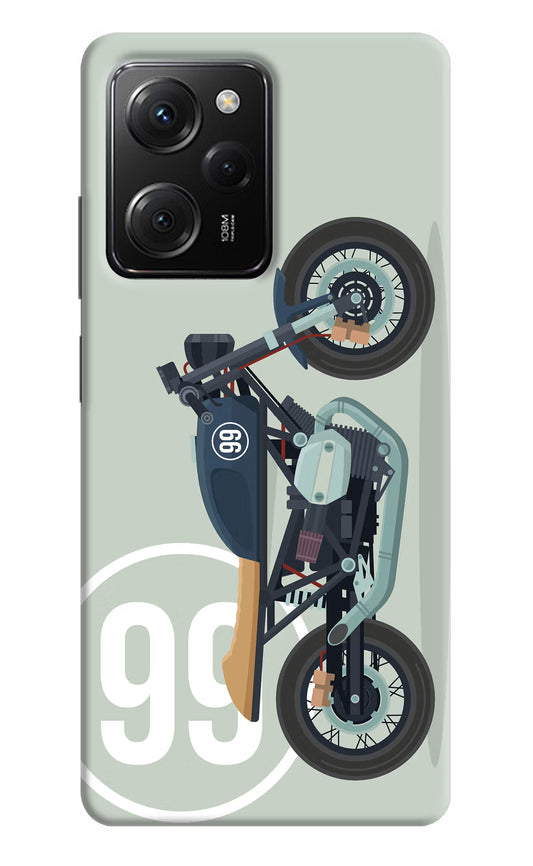 Classic Cafe Racer 99 Poco X5 Pro 5G Hard Case Back Cover by Casekaro
