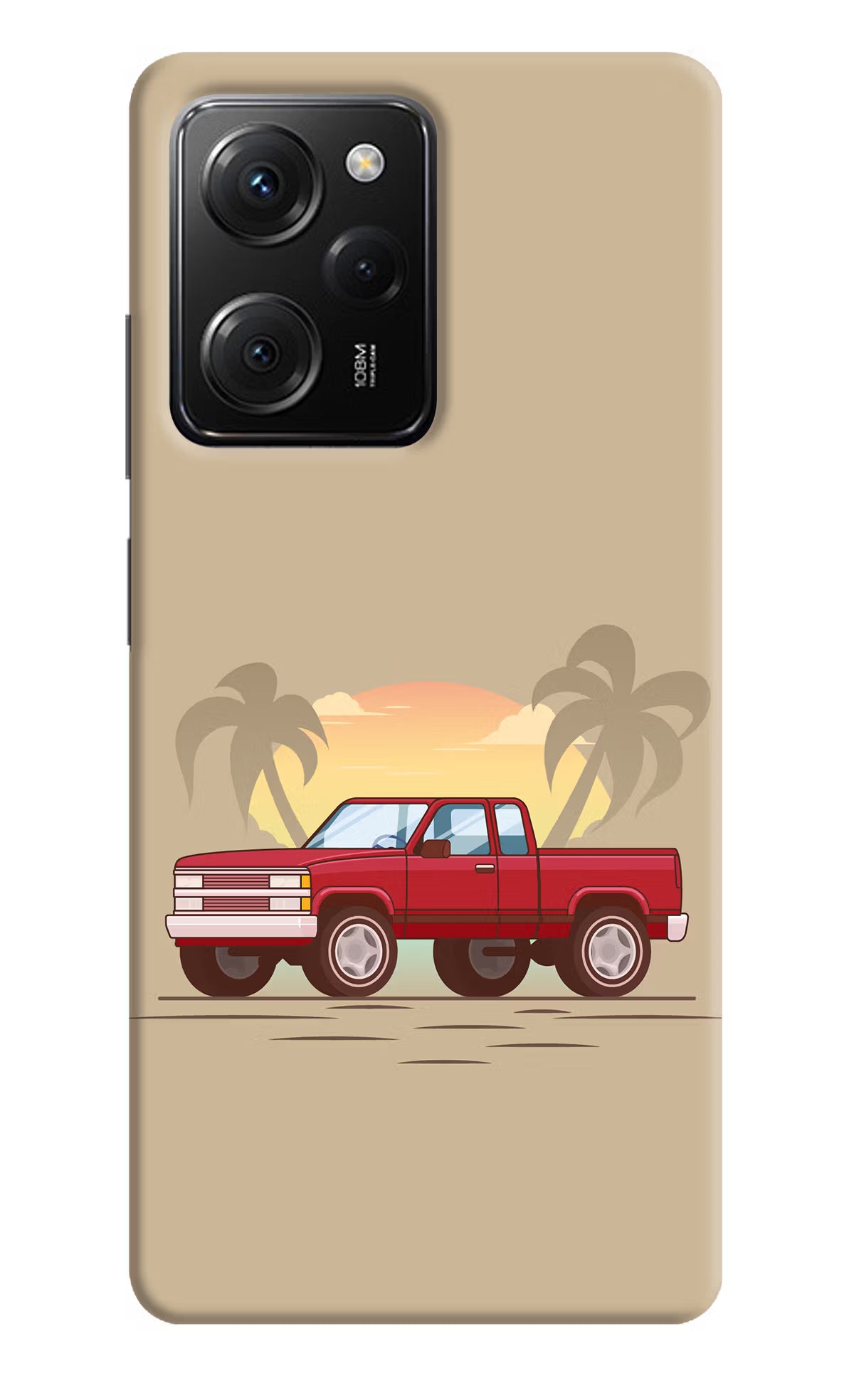 Desert Classic Drive Poco X5 Pro 5G Hard Case Back Cover by Casekaro