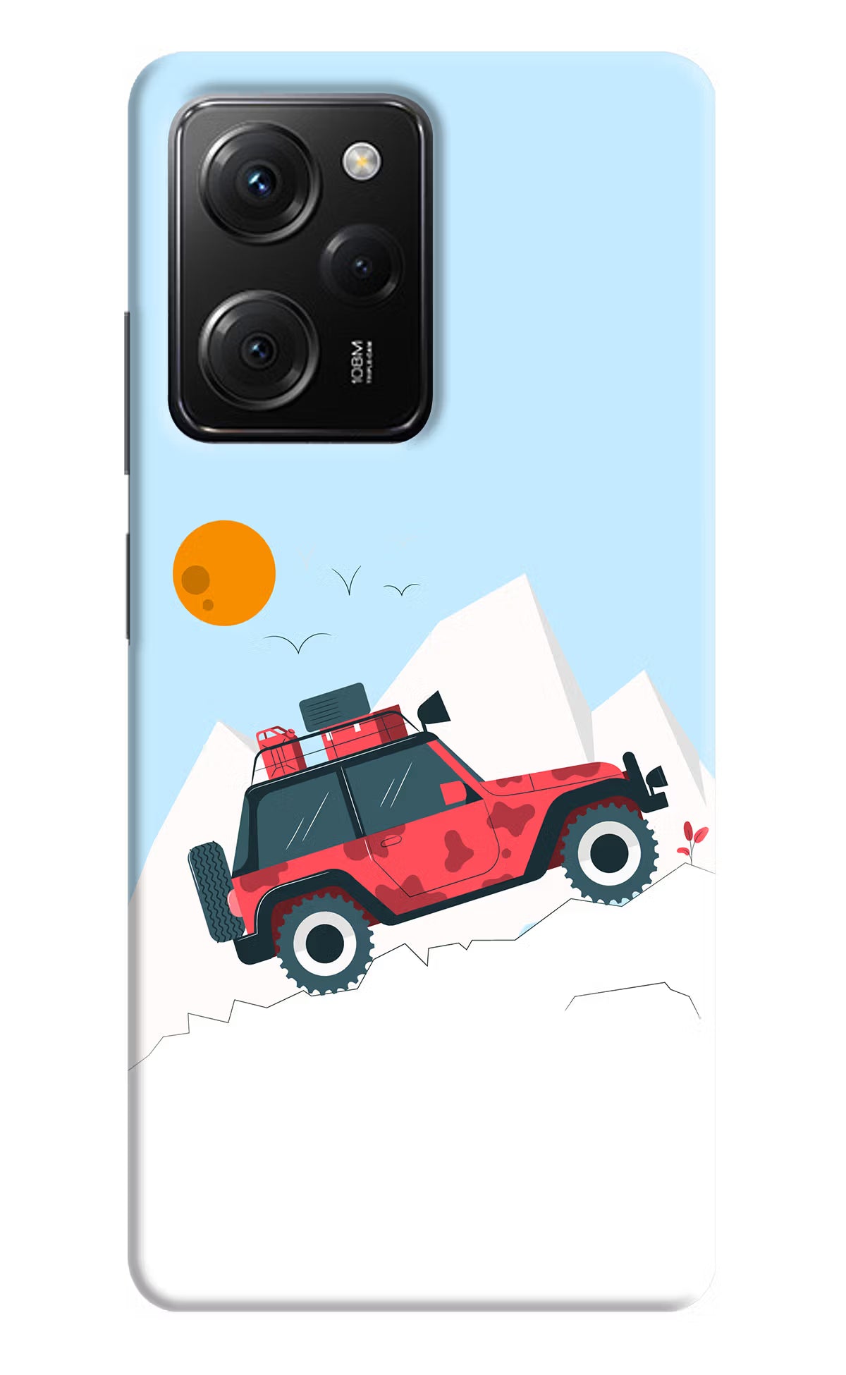 Mountain Trail Beast Poco X5 Pro 5G Hard Case Back Cover by Casekaro