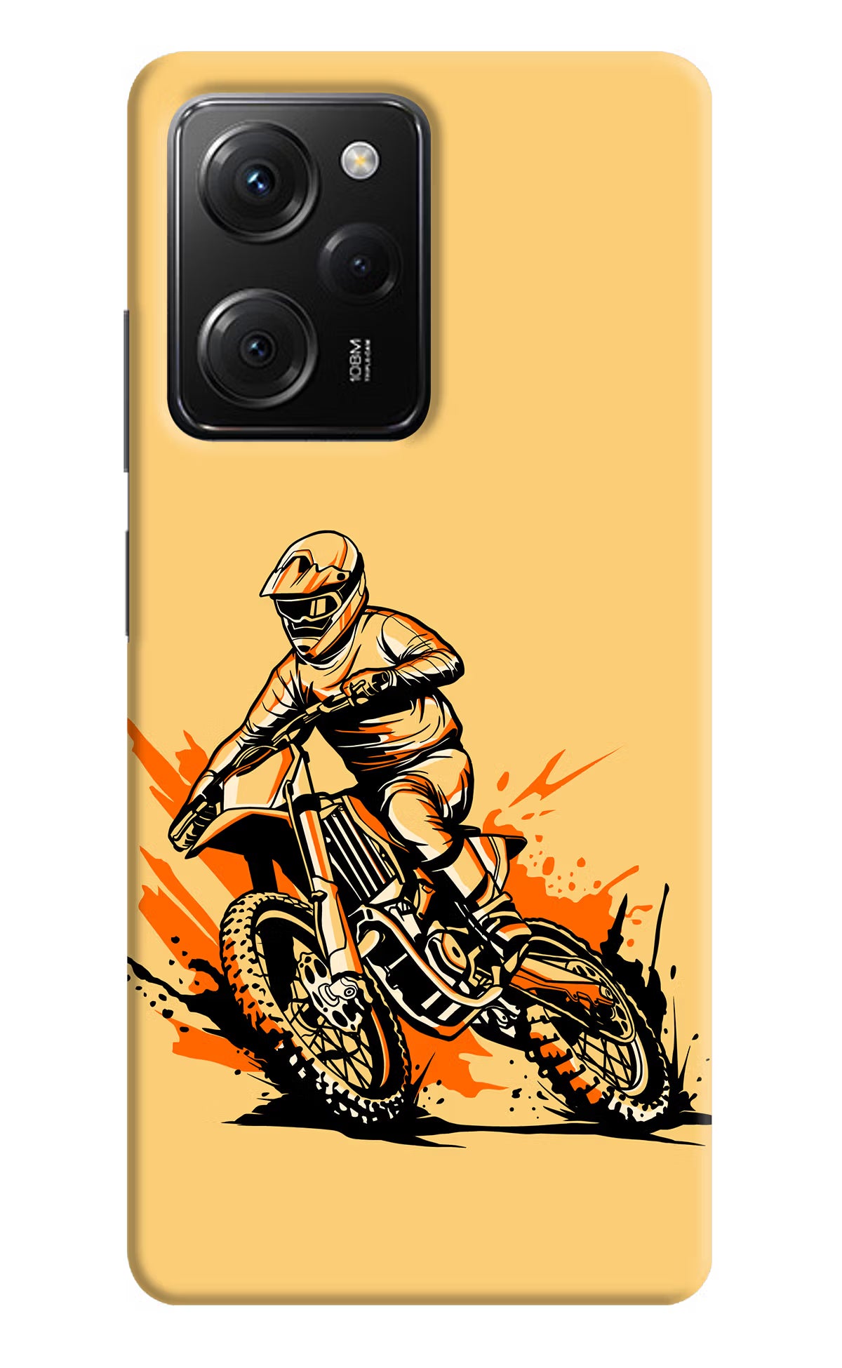 Off-Road Fury Poco X5 Pro 5G Hard Case Back Cover by Casekaro
