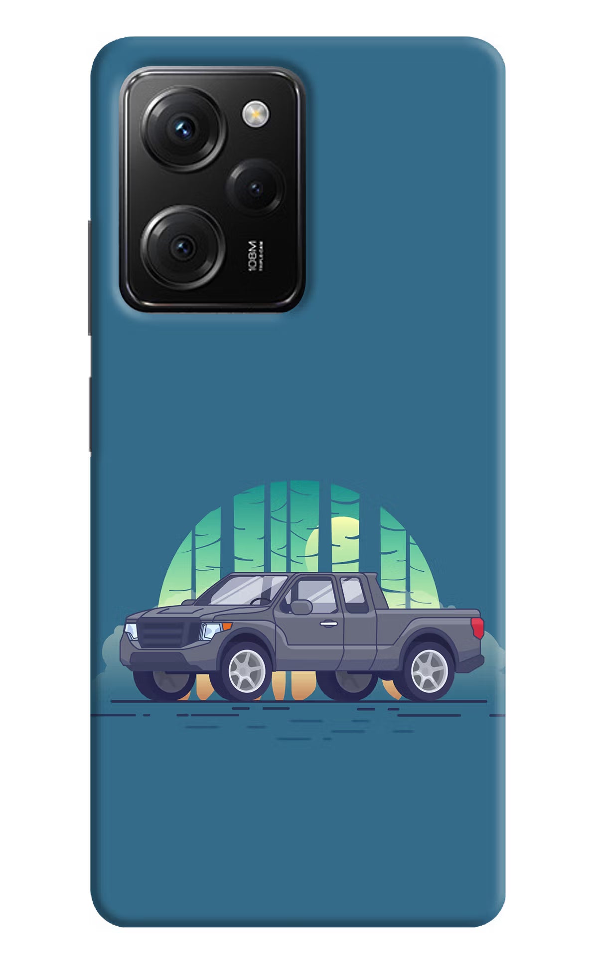 Retro Garage Vibe Poco X5 Pro 5G Hard Case Back Cover by Casekaro