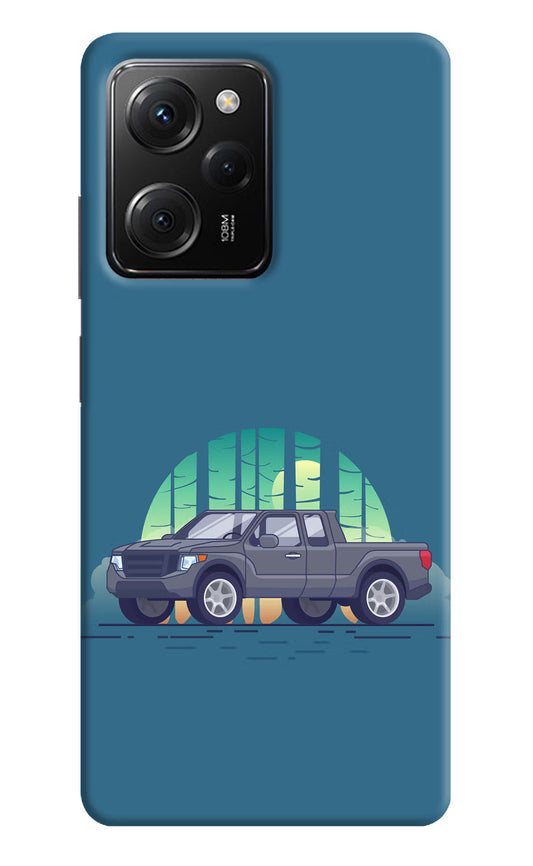 Retro Garage Vibe Poco X5 Pro 5G Hard Case Back Cover by Casekaro