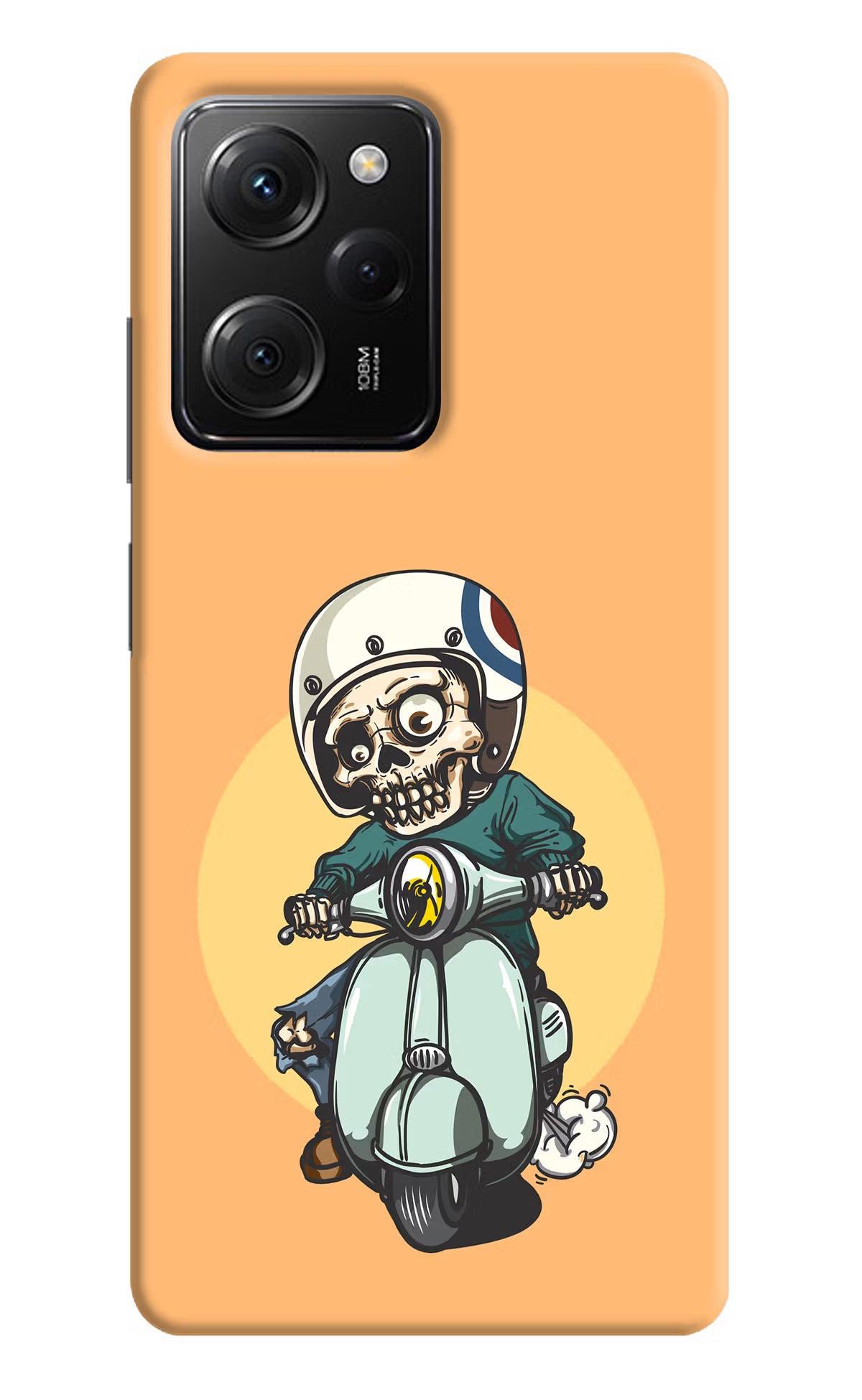Undead Biker Poco X5 Pro 5G Hard Case Back Cover by Casekaro
