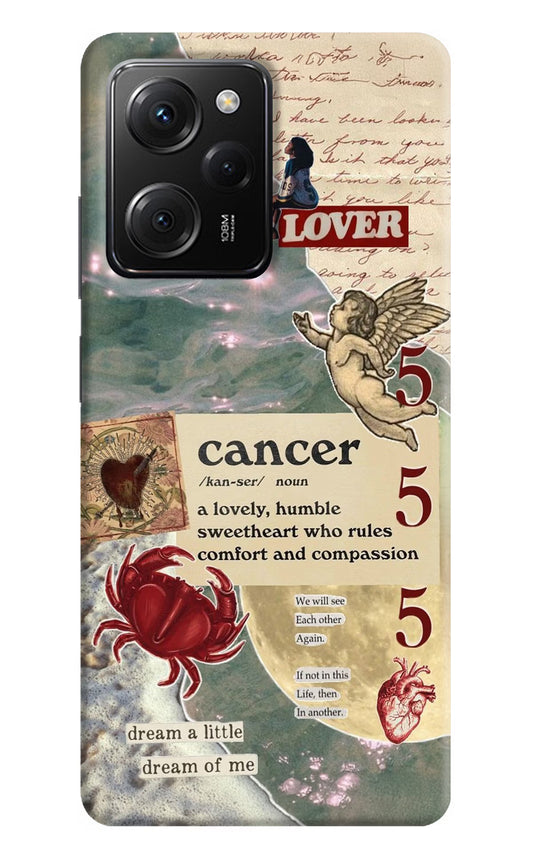 Cancer Zodiac Poco X5 Pro 5G Hard Case Back Cover by Casekaro